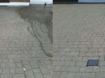 Block paved driveway