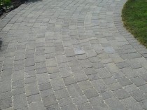 Block paved path